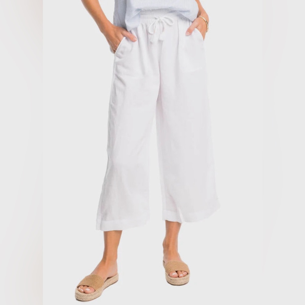 Southern Tide Malisa Wide Leg Crop Pant ✨NEW✨